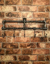 Load image into Gallery viewer, Vintage Style Industrial Wall Mounted Coat Hooks Rack Pegs Towel Rail Bathroom