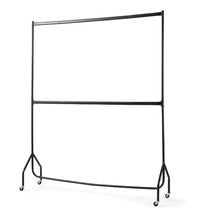 Load image into Gallery viewer, Two 2 Tier Clothes Rail Garment Hanging Rack 5ft or 6ft