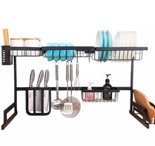 Load image into Gallery viewer, Over Sink Kitchen Shelf Organiser Dish Drainer Drying Rack•2 Sizes
