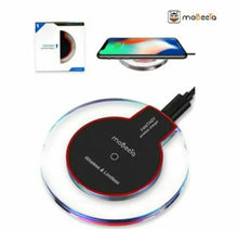 Load image into Gallery viewer, Qi Wireless Charger Fast Charging Pad For iPhone, Samsung &amp; All Qi Mobile Phones