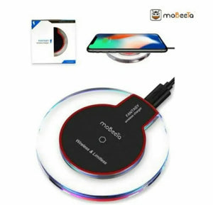 Qi Wireless Charger Fast Charging Pad For iPhone, Samsung & All Qi Mobile Phones