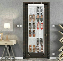 Load image into Gallery viewer, New 24 Pocket Hanging Shoe Rack Over Door Hanger Storage