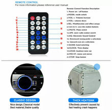 Load image into Gallery viewer, Single 1 Din Car Stereo Bluetooth FM/USB/AUX/SD MP3 Player Radio Remote + Frame