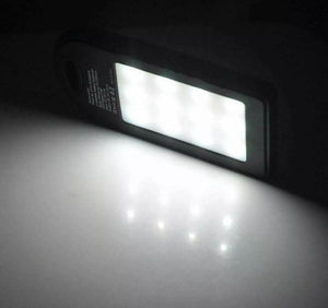 Portable Solar Power Bank Charger Bank Dual USB LED Torch 5000 mAh