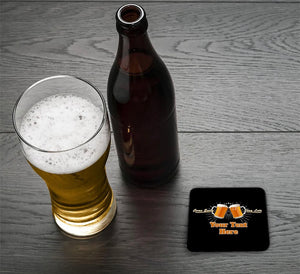 Personalised Beer Mats in Packs of 48 or 96 Add Your Text 7 Different Designs