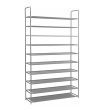 Load image into Gallery viewer, 10 Tier Shoe Rack up to 50 Pairs Space Saving Storage