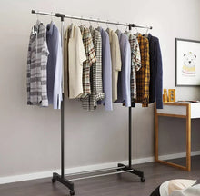 Load image into Gallery viewer, New Mobile Clothes Hanging Rail On Wheels • NEW valu2U • FREE DELIVERY