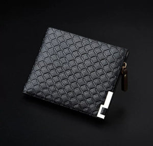 Mens Luxury Leather Soft Wallet Credit Card Holder Purse Black Brown With Zip