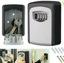 Load image into Gallery viewer, 4 Digit Outdoor High Security Wall Mounted Key Safe Box Code Lock