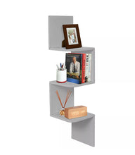 Load image into Gallery viewer, 3 Tier Floating Wall Corner Shelves