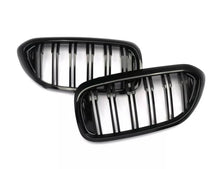 Load image into Gallery viewer, Gloss Black Kidney Grill For BMW G30 G31 5 Series Twin Bar Slate