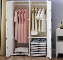 Load image into Gallery viewer, 16-Cube DIY Plastic Wardrobe Cupboard Closet Cabinet Organizer Storage Furniture White • NEW valu2U • FREE DELIVERY