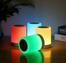 Load image into Gallery viewer, Smart Touch Night Light Bluetooth Speaker USB LED Bedside Table Lamp 7 Colours ✔ Battery in 2200mAh