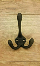 Load image into Gallery viewer, 6 x VINTAGE STYLE CAST IRON COAT HOOKS - Choice of 7 Different Hook Designs