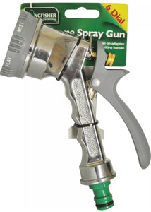 6 Dial Metal Spray Gun Multi Pattern Water Sprayer