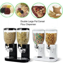 Load image into Gallery viewer, Double Cereal Dispenser Pasta Container
