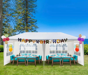 3x6 Metre Gazebo Marquee Waterproof Garden Party Shade Tent Large Outdoor Pavilion