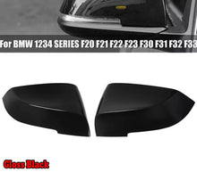 Load image into Gallery viewer, 2 x Black Gloss Wing Mirror Covers for BMW All Models  • New Valu2u • Free Delivery