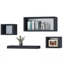 Load image into Gallery viewer, 4 Floating Cube Shelves