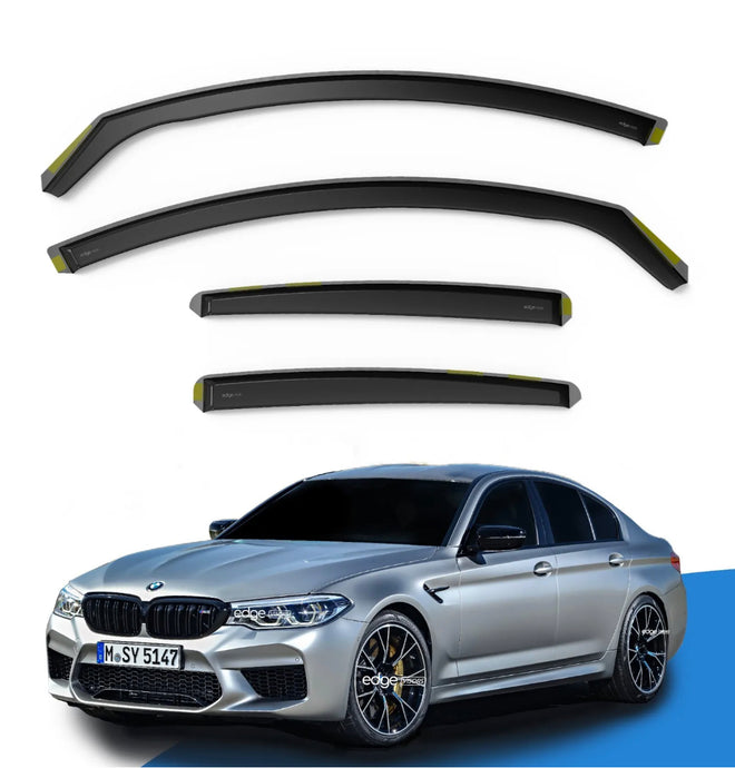 BMW 5 Series G30 2017-Up 4 Door Saloon Wind Deflectors 4pc Edgevisors Tinted