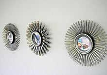 Load image into Gallery viewer, 3 x Mirrors Antique Style Rustic Round Mirrors