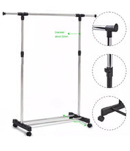 Load image into Gallery viewer, New Mobile Clothes Hanging Rail On Wheels • NEW valu2U • FREE DELIVERY