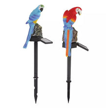 Load image into Gallery viewer, Solar Powered Outdoor Garden LED Parrot Light Up Ornament