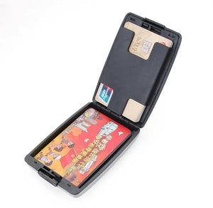 Credit Card Holder Metal Anti-Theft Card Case RFID Wallet Coin Purse Money Clip
