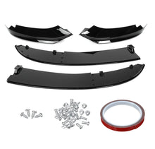 Load image into Gallery viewer, Front Bumper Lip Spoiler Splitter Kit Gloss Black For BMW F32 F33 F36 M Sport