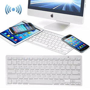 Slimline Wireless Bluetooth Keyboard For Apple iMac iPad Android  Phone Tablet