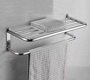 60cm Bathroom Towel Rail Lightweight Stainless Steel