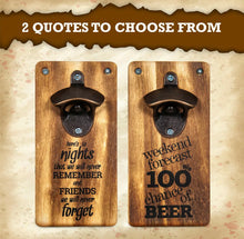 Load image into Gallery viewer, Beer Bottle Opener Wall Mounted Iron Cap