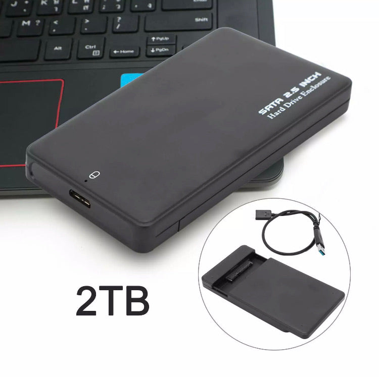Box for 2TB USB 3.0 Portable Storage Device  Drive External HDD Box