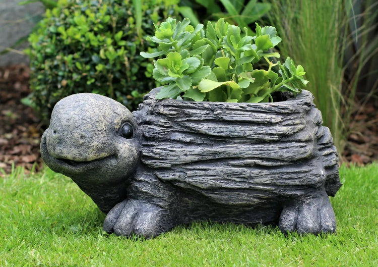 Garden Ornament Plant Pot Planter Tortoise
