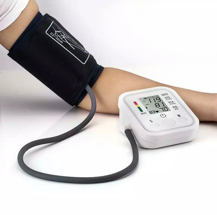 Digital Automatic Blood Pressure Monitor Upper Arm BP Machine Heart Rate