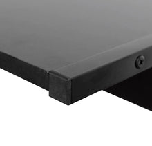 Load image into Gallery viewer, Black Wooden L Shape Computer Desk Home Office Workstation Corner Laptop Table