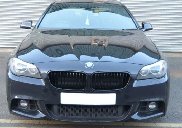 Gloss Black Kidney Grill For BMW F10 F11 5 Series Single Bar Slat