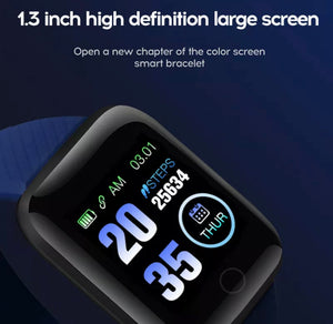 NEW Smart Watch Bluetooth Heart Rate Blood Pressure Monitor Fitness Tracker For Android & IOS • NEW valu2U • FREE DELIVERY