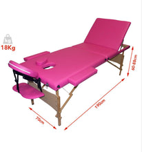 Load image into Gallery viewer, Professional Massage Table Portable 3 Way Adjustable