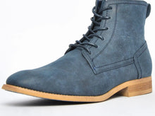 Load image into Gallery viewer, House of Cavani Hurricane Mens Casual Fashion Designer Ankle Boots Navy • Sizes 9/43 &amp; 11/45