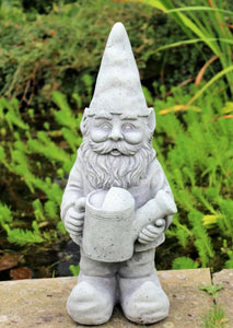 Garden Ornament Ceramic Gnome Stone Effect 48 cm Tall