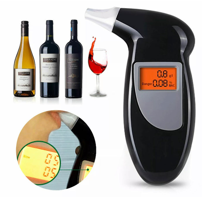 LCD Digital Breath-Alcohol Tester Breathalyser