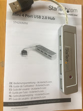 Load image into Gallery viewer, Mini 4 Port 2.0 USB Hub StarTech