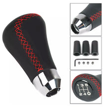 Load image into Gallery viewer, 5 Speed Universal Knob Car Manual Leather Gear Stick Shift Knob Lever