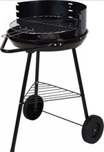 Load image into Gallery viewer, Portable Round Black Charcoal Barbeque BBQ Grill