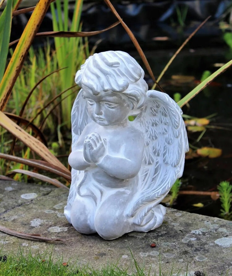 Large Garden Ornament Figurine Stone Angel Statue