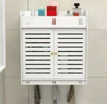 Load image into Gallery viewer, Bathroom Wall Mounted Cabinet Double Doors Cupboard Storage Unit