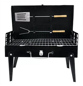 Portable BBQ Grill Barbecue & Utensils