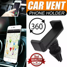 Load image into Gallery viewer, Universal Mobile Phone 360° Rotating In Car Air Vent Mount Holder Cradle Stand BRAND NEW