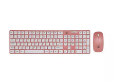 Load image into Gallery viewer, Slim 2.4G  Wireless Keyboard and Cordless Optical Mouse Combo For PC, Apple iMac iPad Android • Black or Pink • New valu2U • FREE DELIVERY